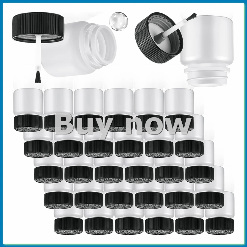60pcs Touch Up Paint Bottles Empty Touch Up Paint Containers Reusable Small Paint Bottles for Repairing Chips Scratches-A20R