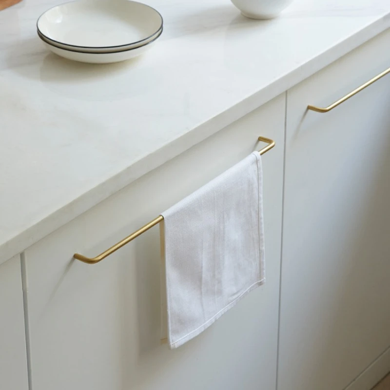 長い真鍮の家具ハンドル、ワードローブ、美容師、キャビネットハンドル、キッチンカップボードプル、引き出しノブ、100-400mm