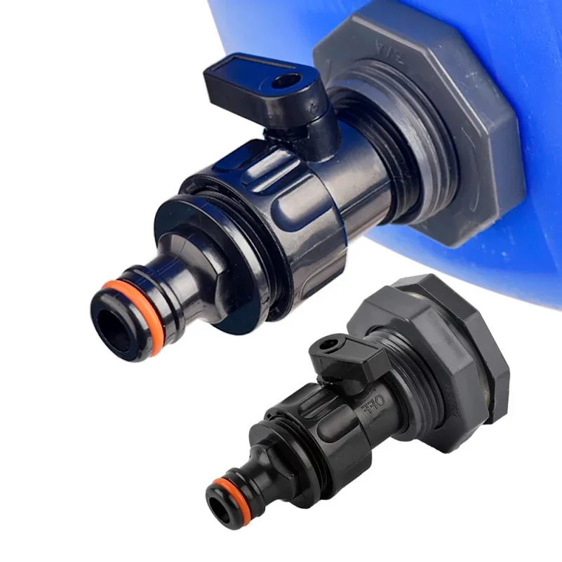 yesPVC Rain Barrel Diverter Kit, 3/4 Inch Rain Barrel Valve, Barbed Fittings Connectors Tee Elbow Water Pipe Fittings