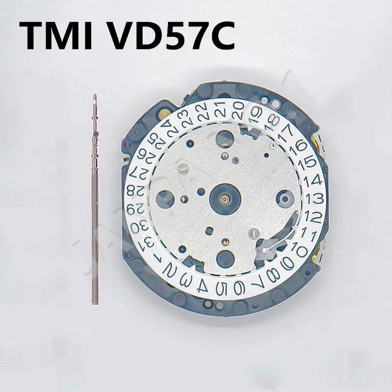 VD57 Movement VD57C Quartz Movement 6 Hands 6/9/12 Small Seconds Japanese New Authentic Watch Movement Accessories