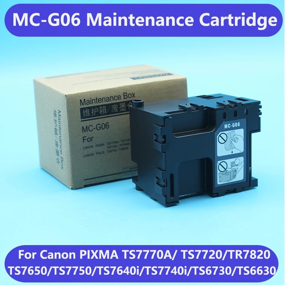 MC-G06 MC G06 Maintenance Cartridge For Canon TS6630 TS770A TS6730 TS7640i TS7650i TS7680i TS7720 TS7740i TS7750i TS7780A TR7820