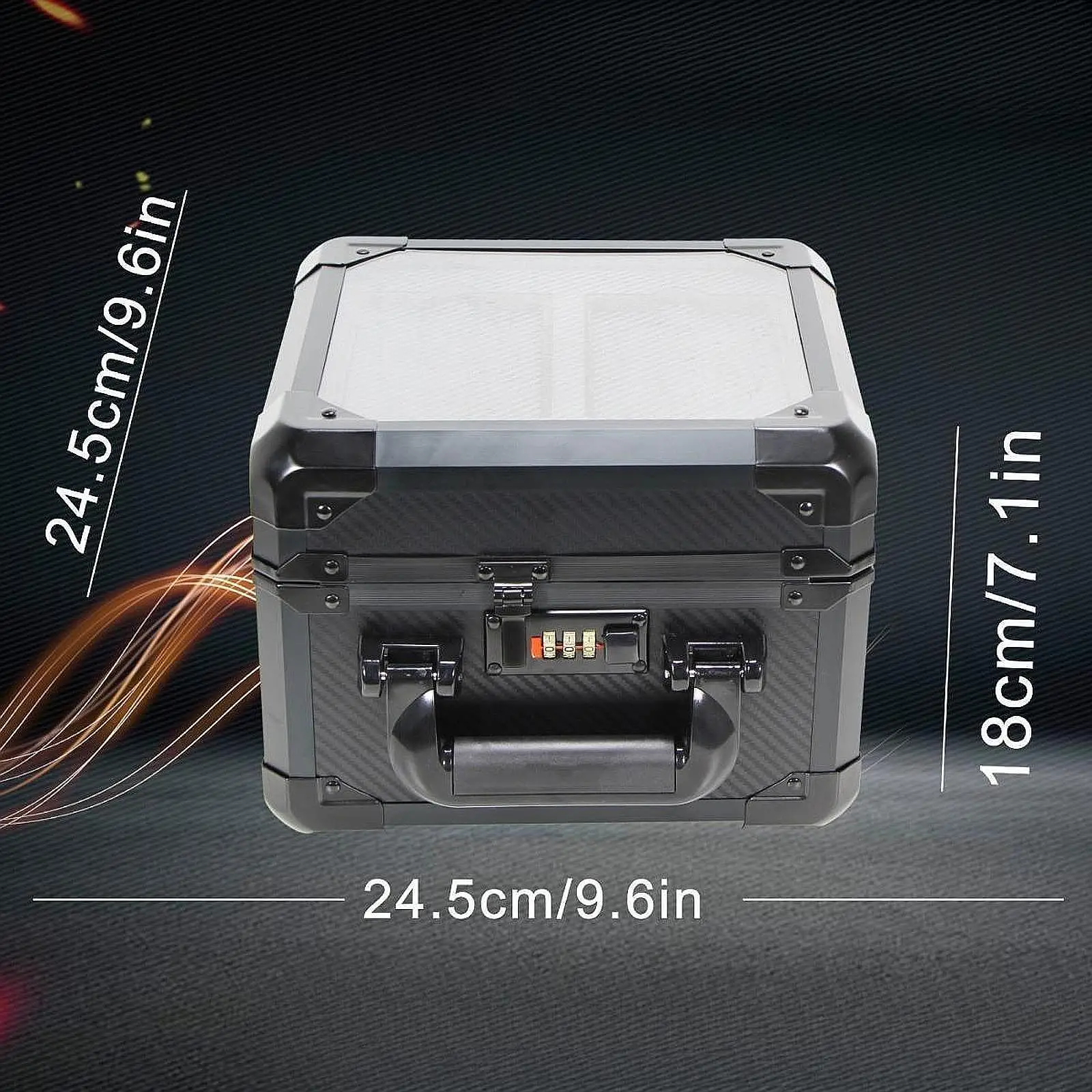 Trading Card Case Hard Waterproof Protection EVA Liner with Lock Game Card Organizer Carry Case Baseball Sports Cards Holder