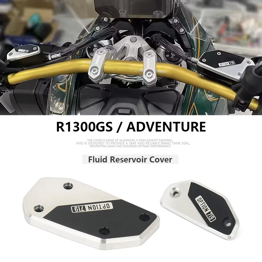

For BMW R1300GS GS1300 R1300GS Adventure ADV 2023 2024 2025 Motorcycle Aluminum Front Brake Clutch Fluid Reservoir Caps Cover