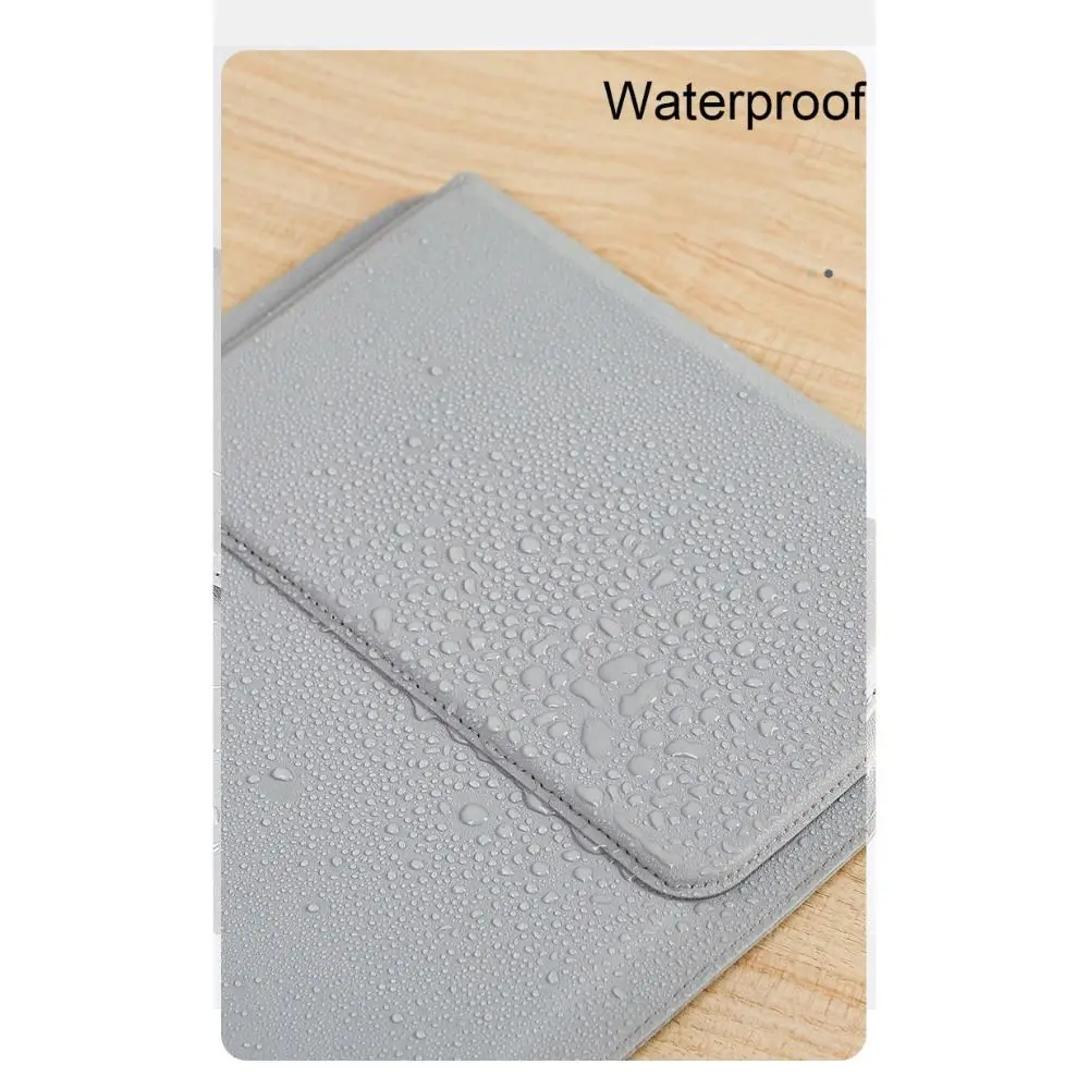 14/15-16 inch 4 in 1 Laptop Sleeve Case Leather Multifunction Notebook Storage Bag Ultra Thin Heat Dissipation Computer Bag