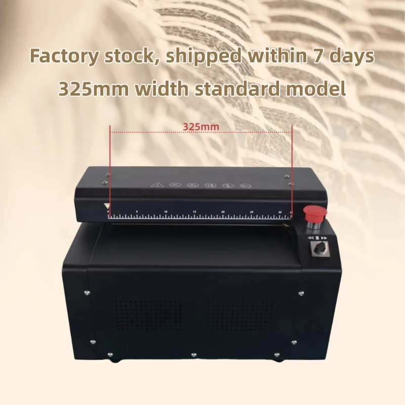 325Mm recycling waste corrugated box paper cutter small cardboard cutting device wrinkle shredder