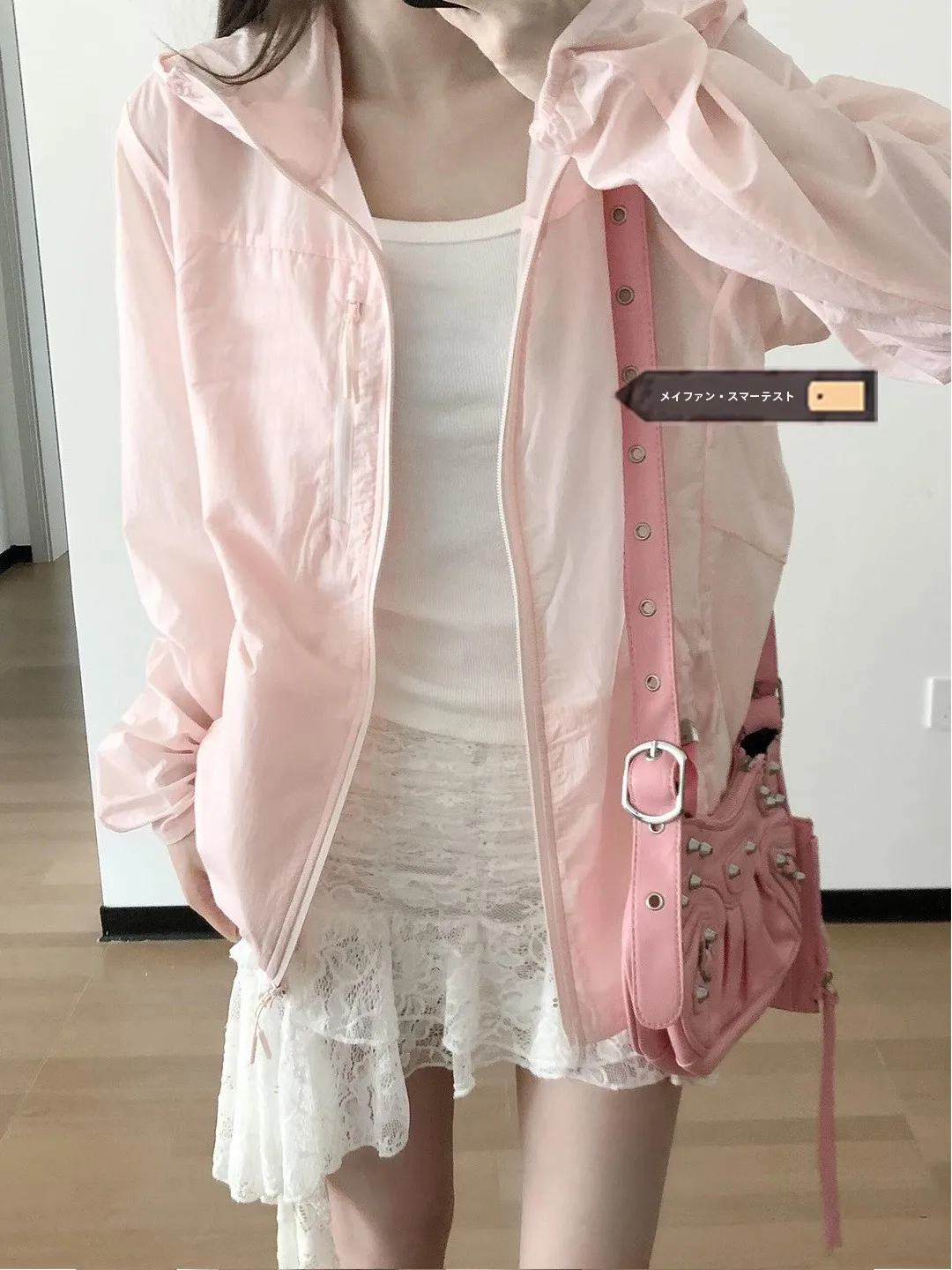 Sweet White Asymmetrical Lace Tulle Half Skirt Women's Summer Beautiful Holiday Style A-Line  Skirt Commute Anti-static
