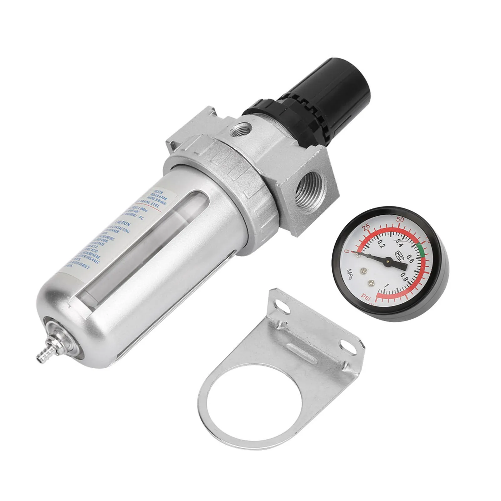 

Регулятор давления воздуха 1/2 дюйма, оборудование для воздушного компрессора, осушение, инструмент для разделения влаги, интерфейс для монтажа на ремне