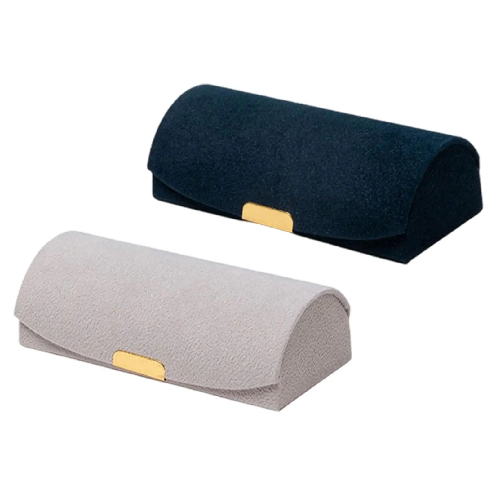 

Travel Jewelry Box Small Desktop Organization Container Storage Box Portable for Bracelets Ear Studs Earrings Rings Necklaces