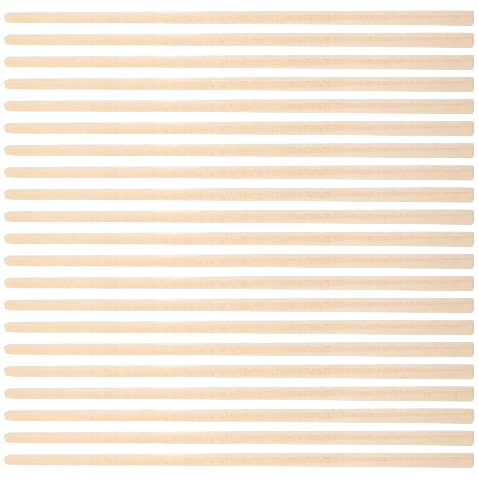 

60Pcs DIY Wood Square Hardwood Dowel Rods Unfinished Craft Wood Sticks for Painting Woodworking Supplies 30.5x0.6cm