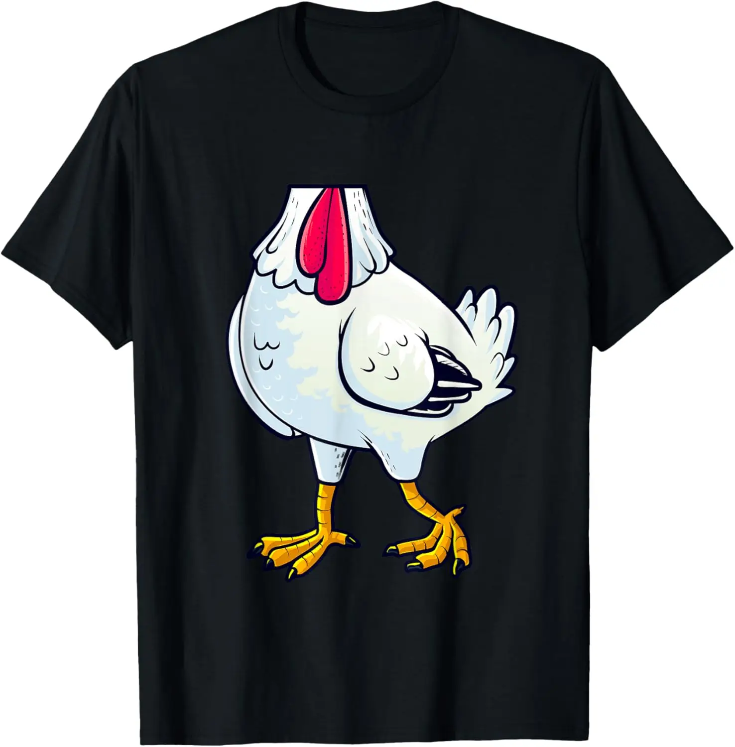 Chicken Costume Body Funny Farm Animal Farming Halloween T-Shirt