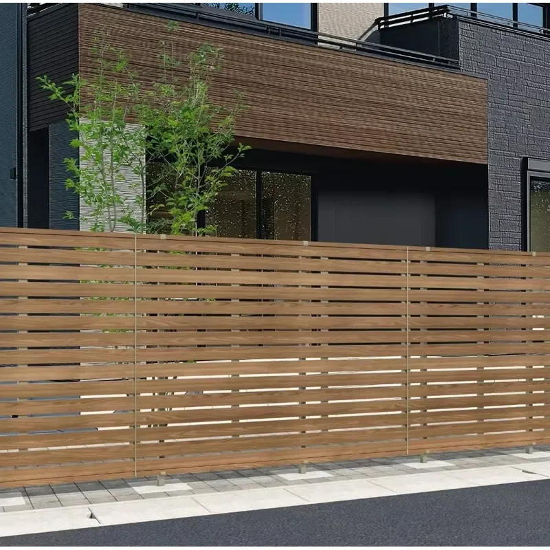 Aluminum Fence Black Fully Aluminum, Semi-Privacy or Full Privacy, Durable & Rust-Resistant