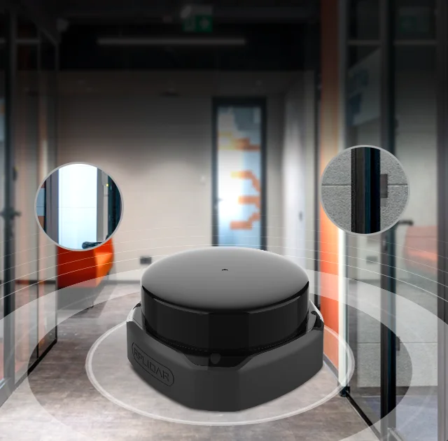 Slam Lidar RPLIDAR-S2 TOF Lidar 30 m di portata Lidar La ser Scanner per AGV AMR ROS ROS2