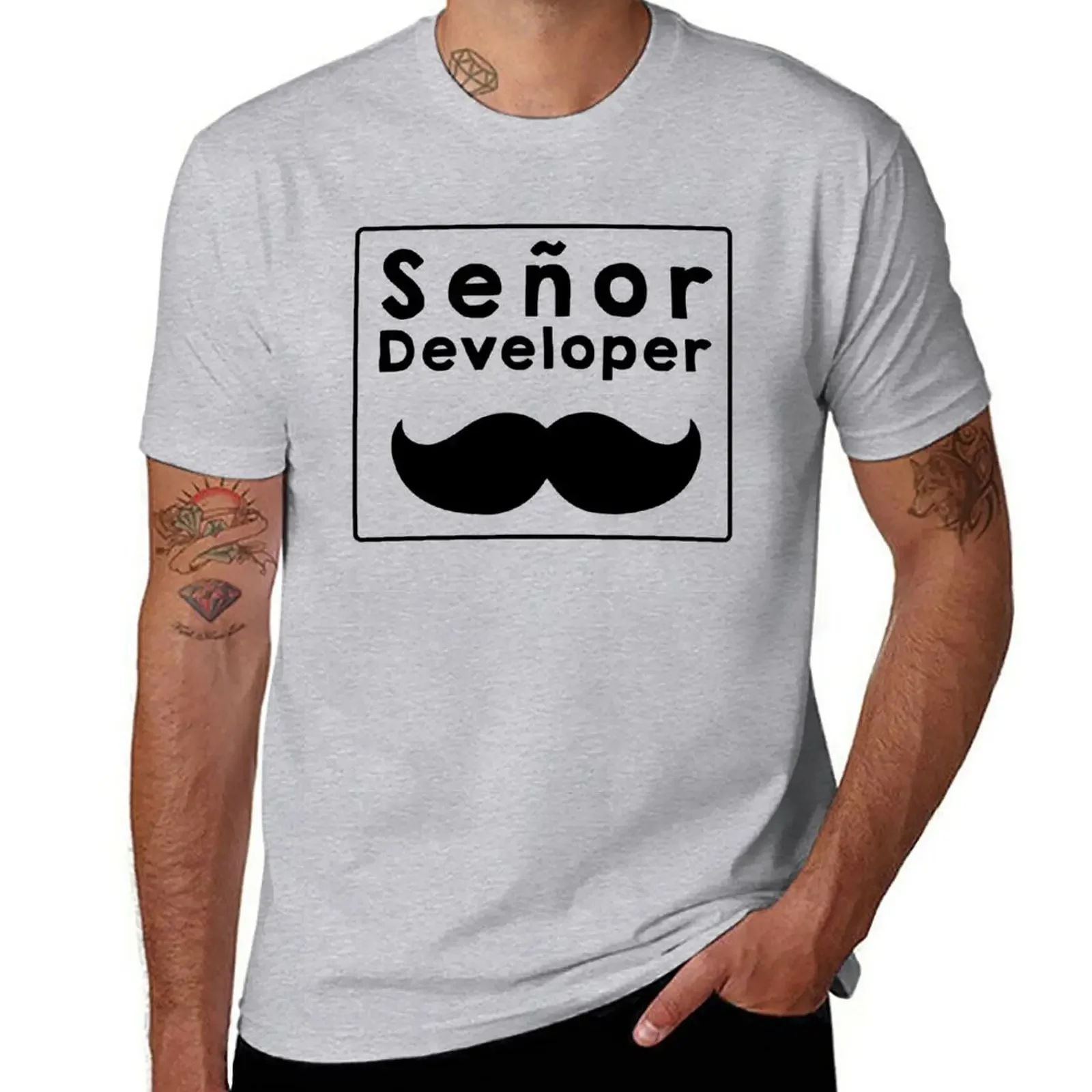 Se?or Developer T-Shirt plain quick-drying t shirts for men graphic