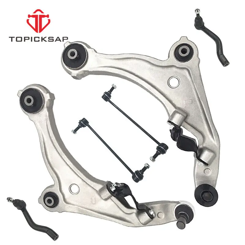 TOPICKSAP New Front Lower Control Arm Outer Tier Rods Sway Bar Link for NISSAN Maxima 09-14 545009N00A 545019N00A