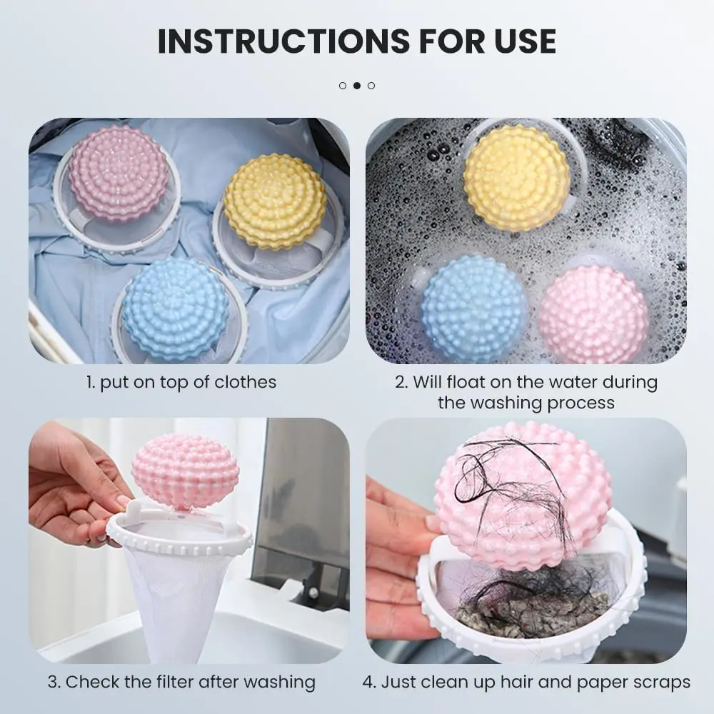 Removal Washing Machine Pet Fur Hair Removal Trap Reusable Mesh Dirty Collection Bag Cleaning Ball Floating Hair Filtering Mesh