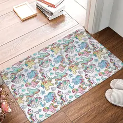 Rainbow Ponys G1 Anti-slip Doormat Floor Mat Dust-proo Carpet Rug for Kitchen Entrance Home Balcony Footpad Mats