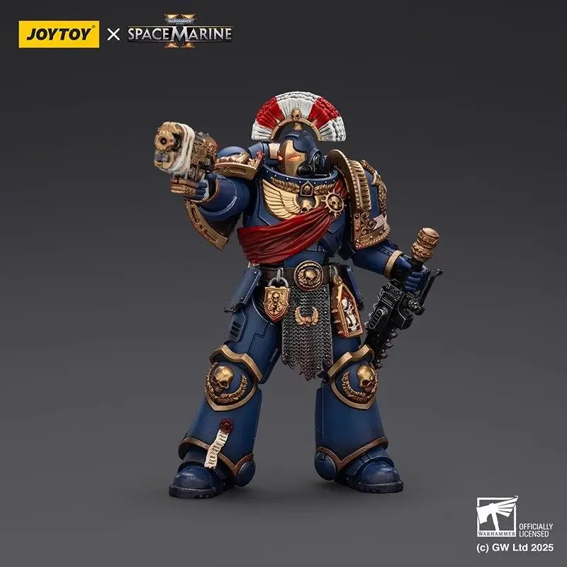 

【In Stock】JOYTOY 1/18 Action Figure 40K Ultramarines Relic Secundus Armour with Artificer Bolt Rifle Chainsword and Bolt Pistol