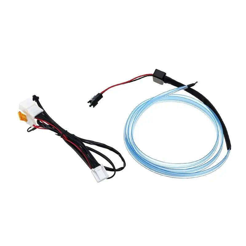 Car Interior LED Dashboard Atmosphere Light EL Wiring Neon Strip Ambient Lamp Decorative Blue Color for Hyundai Tucson 2015-2021