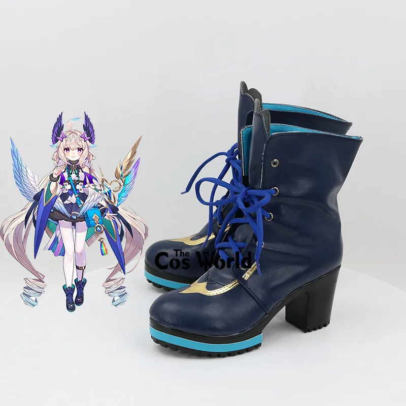 Virtual YouTuber VTuber Enna Alouette Anime Personalizar Botas de Sapatos Cosplay