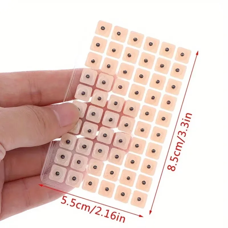 600/1200 Counts Acupuncture Vaccaria Ear Seeds Ear Press Seeds Multi-Condition Ear Seed Acupressure Kit