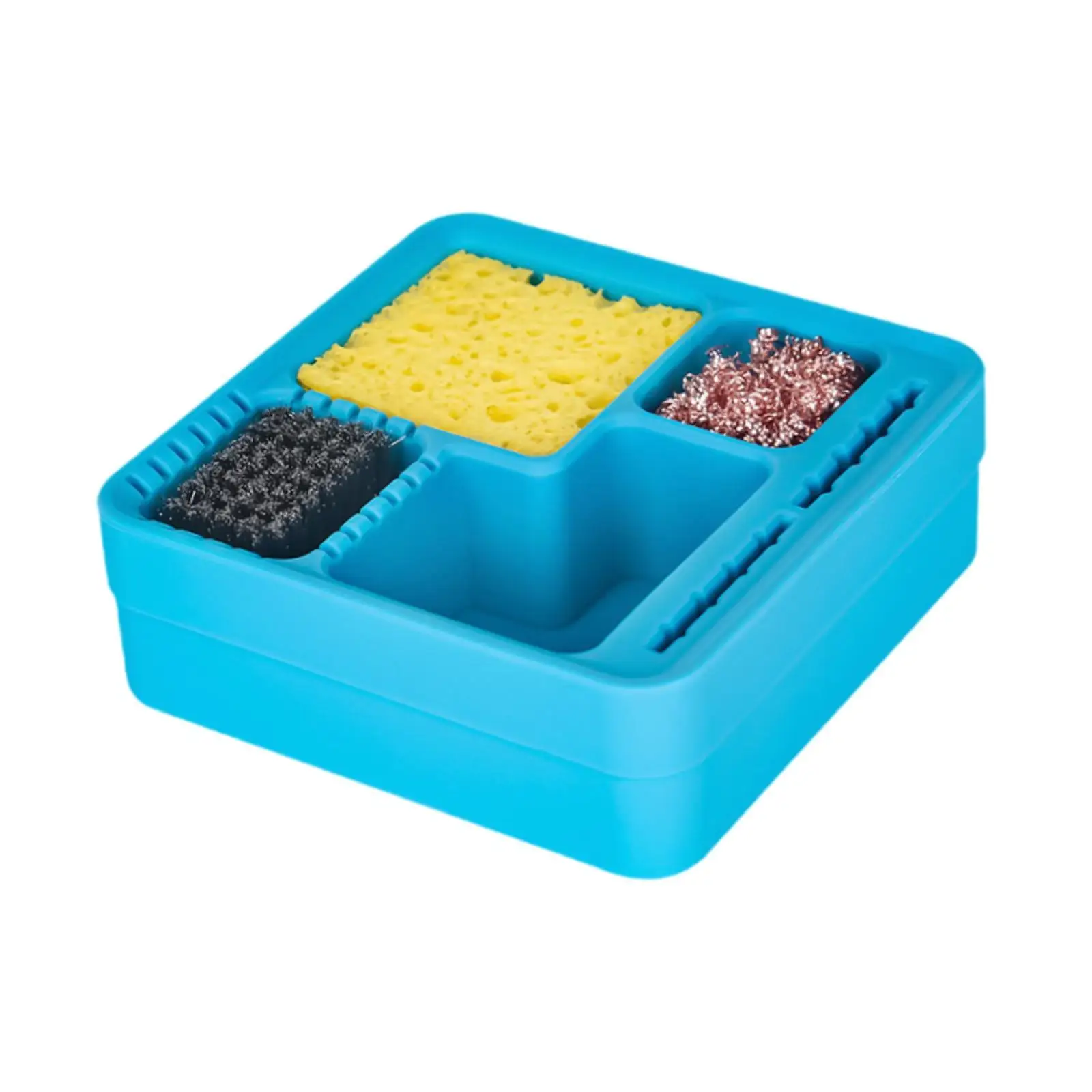 Pojemnik na odlewy cynowe, Środek do czyszczenia końcówek lutowniczych, Pojemnik na odlewy cynowe, Gąbka lutownicza, Uchwyt na lutownicę, Pojemnik do przechowywania cyny