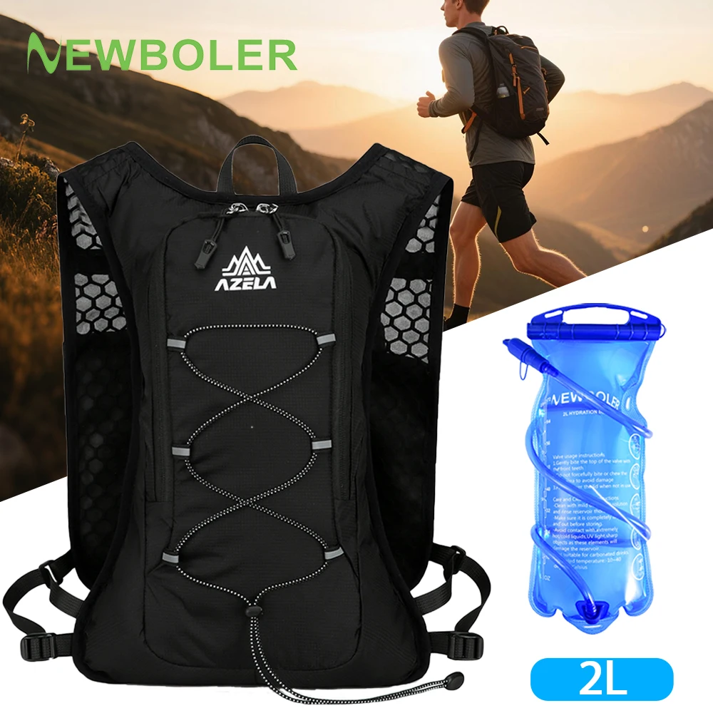 

Рюкзак-жилет для бега по пересеченной местности 7 л, ультралегкий, с системой гидратации, дышащий, для мужчин, для марафона, велоспорта, фитнеса