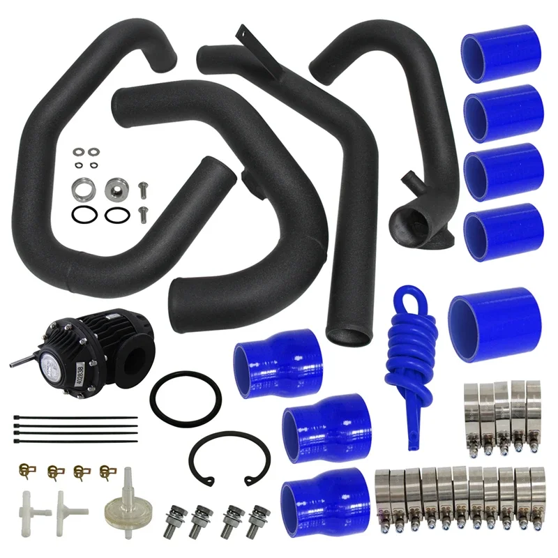 Front Mount Intercooler Pipes & 25PSI Blow Off Valve Fits for VW Golf GTI Jetta GL GLS GLI 1.8T MKIV 1998-2005