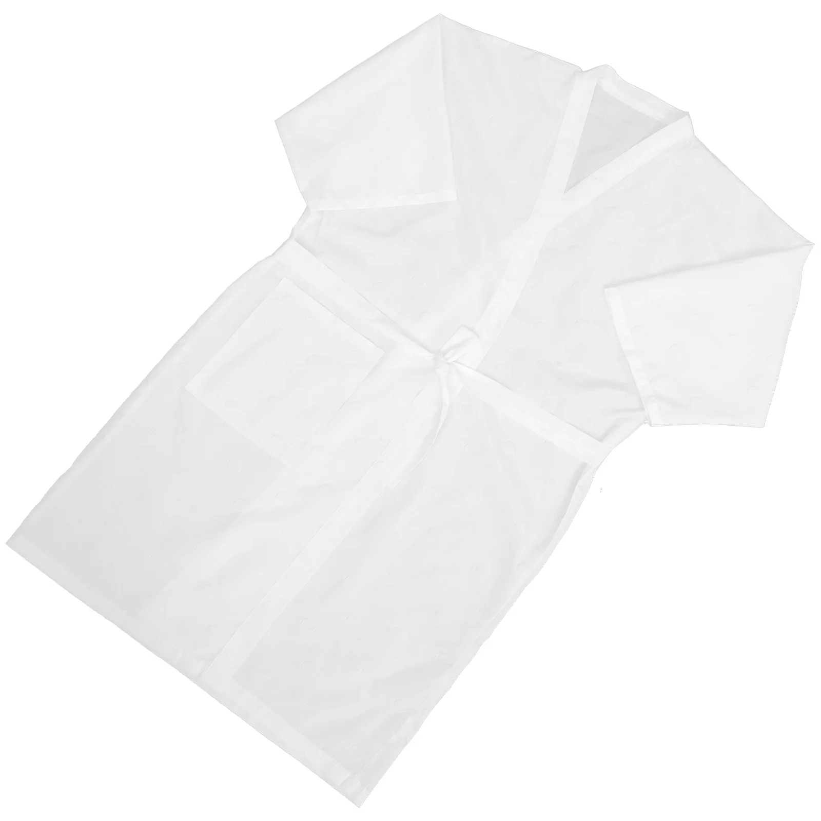 

Hairdresser Gown Salon Cape Hair Cutting Robe Barber Shop Client Robe Adult Size White Dots Pattern Stain Protection Easy Wash