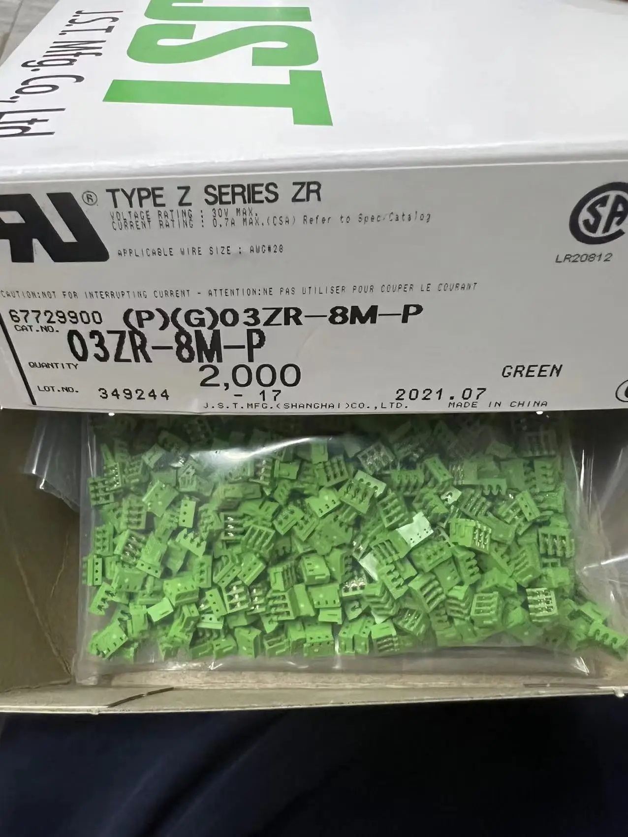 ..10ชิ้น/ล็อต100% ใหม่03ZR-8M-P 3P 1.5มม. แบบครบวงจรบริการจับคู่โต๊ะแบบมืออาชีพแบบครบวงจร