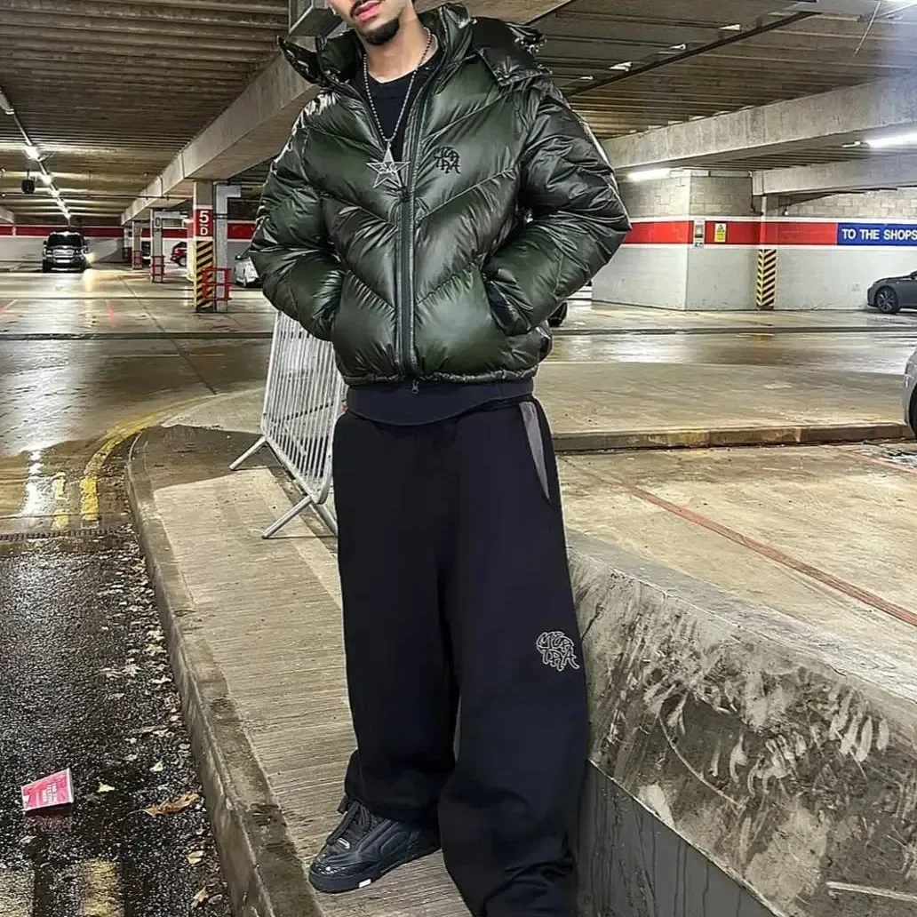 

Новая утолщенная теплая хлопковая куртка, пальто для мужчин и женщин, модные трендовые брендовые термохромные куртки на хлопковой подкладке