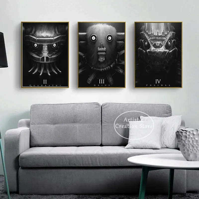 Shadow of The Colossus Poster Video Game and HD Print Canvas Painting Wall Pictures Modern Bedroom Club Wall Art Room Decor Gift