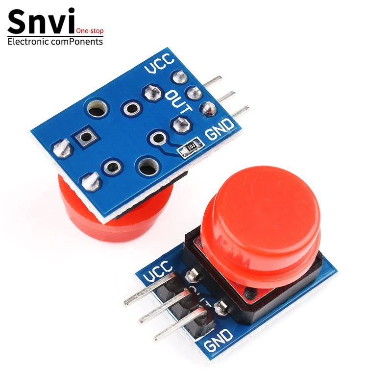 Snvi 1pcs/lot Large Button Module Key Module Touch Capped Button Module High Level Output For Arduino