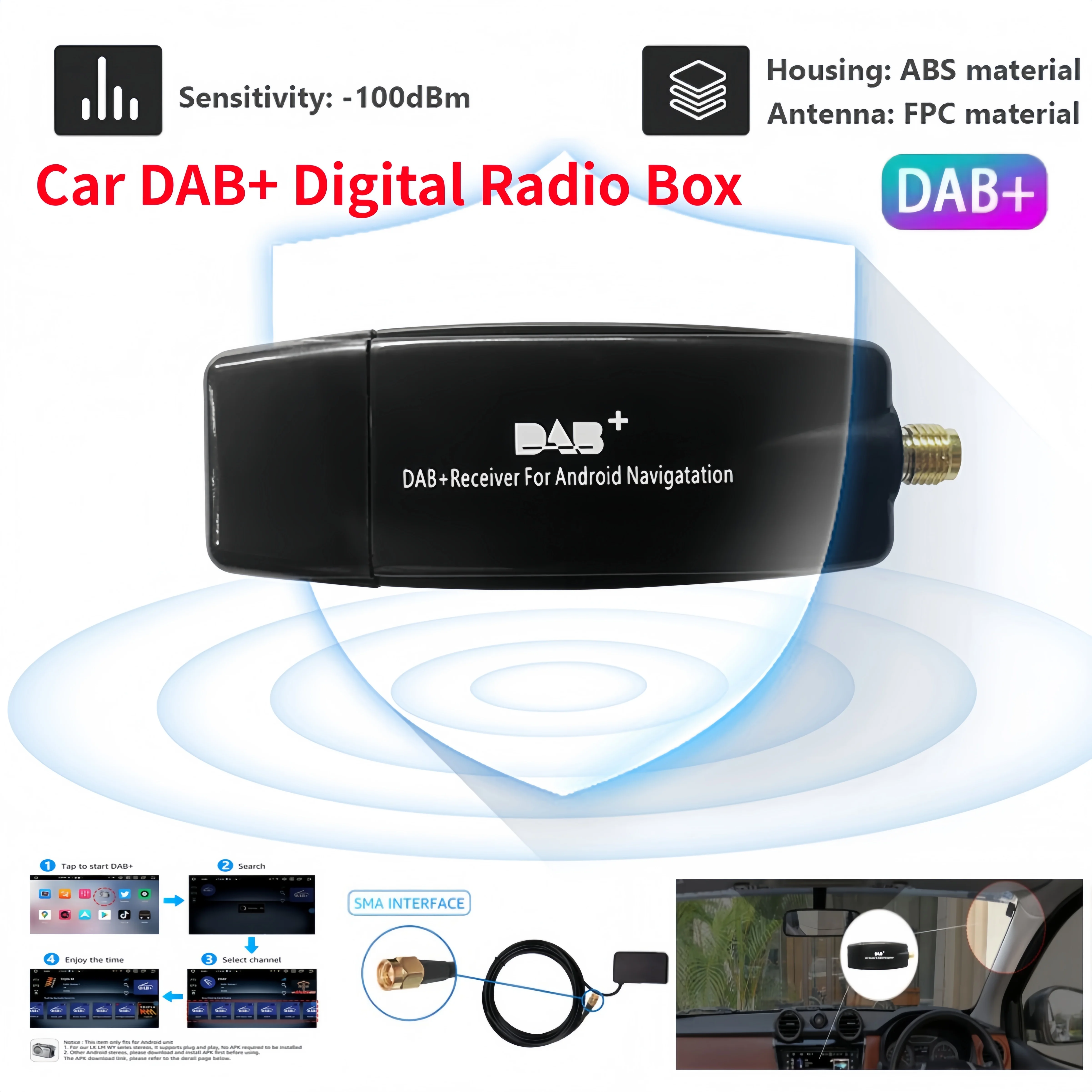 New Car Dab+ Digita…