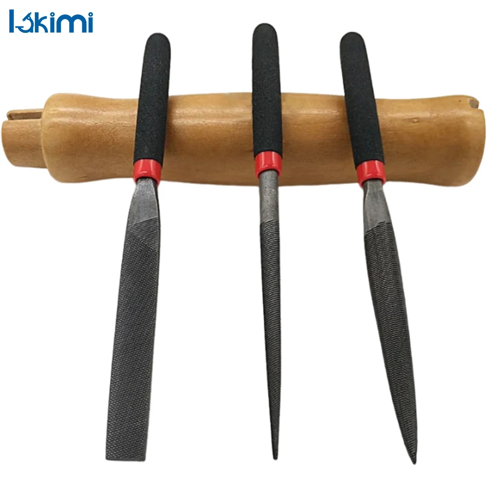 Needle Flat Files Set - Hand Tools for Stone, Glass, Metal Carving, Woodworking and Carpentry Small Steel Files LK-AA50
