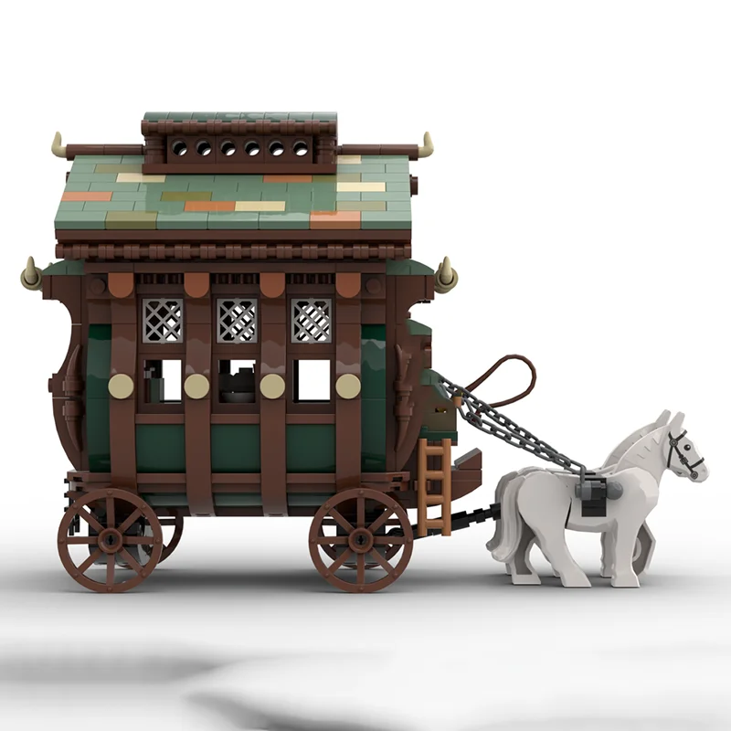 نموذج قلعة القرون الوسطى Moc قوالب بناء نموذج منزل المهبل التكنولوجيا وحدات الالعاب العملاقة لتقوم بها بنفسك تجميع هدية الكريسماس #5