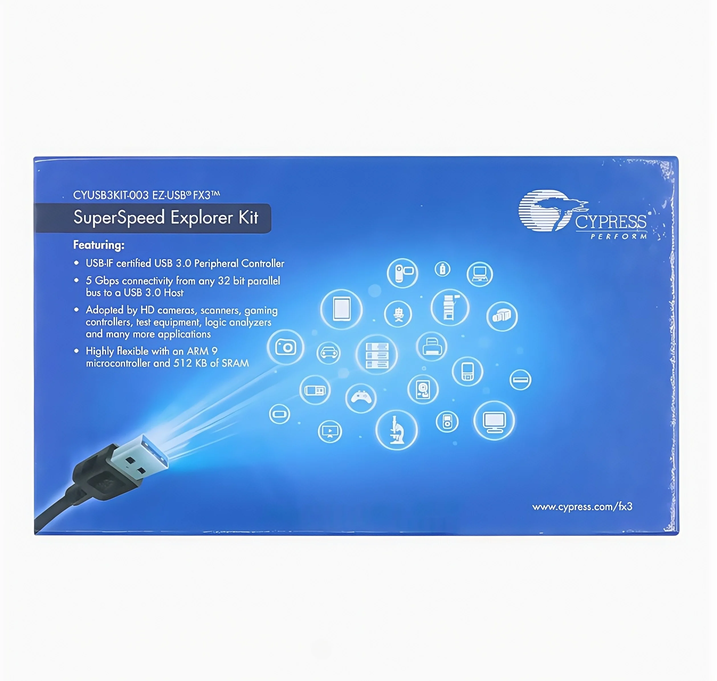 CYUSB3KIT-003 EZ-USB FX3 Kit High-Speed ​ ​ Werkzeug zum Schnittstellenentwicklungsboard