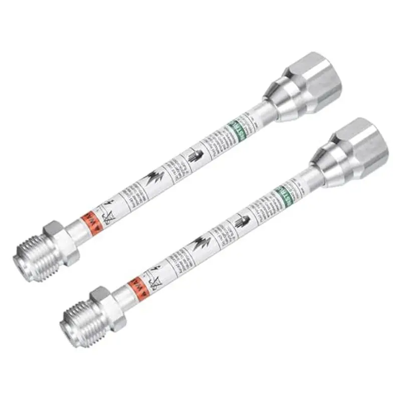 New Shown-2Pcs 20Cm/8Inch Airless Paint Sprayer Tip Extension Pole Rod Painting Anti-Corrosion Airless Paint Sprayer Extension R