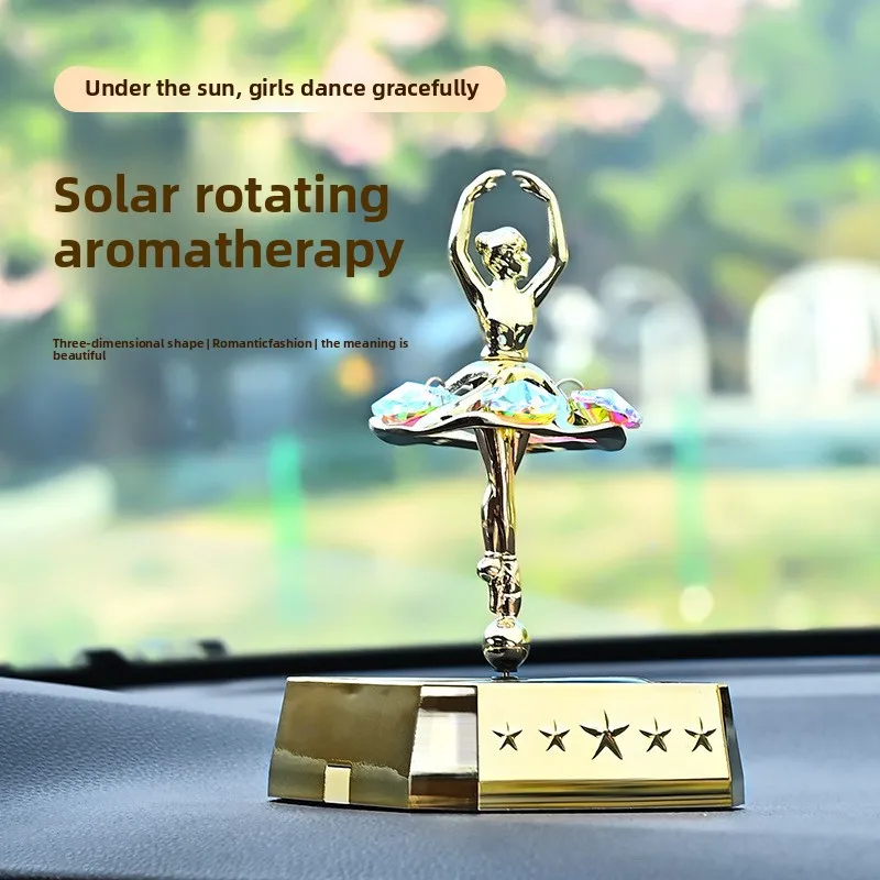 New Ballet Dancer Car Fragrance Rotating Ornament with Advanced Sensation for Car Control and Interior Decoration