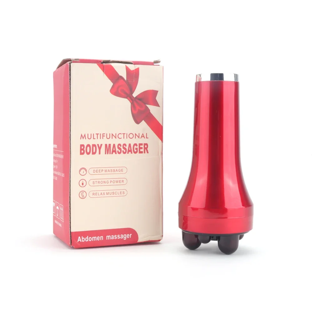 Handheld Abdominal Massager To Promote Intestinal Peristalsis Automatic Waist Abdomen Massage Vibration Hot Compress Massager