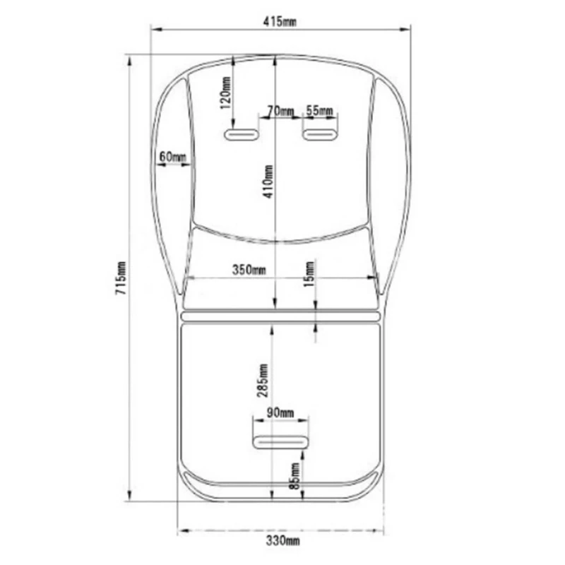 Doublure siège poussette pour bébé, coussin siège universel pour poussette, siège voiture, coussin respirant pour bébé