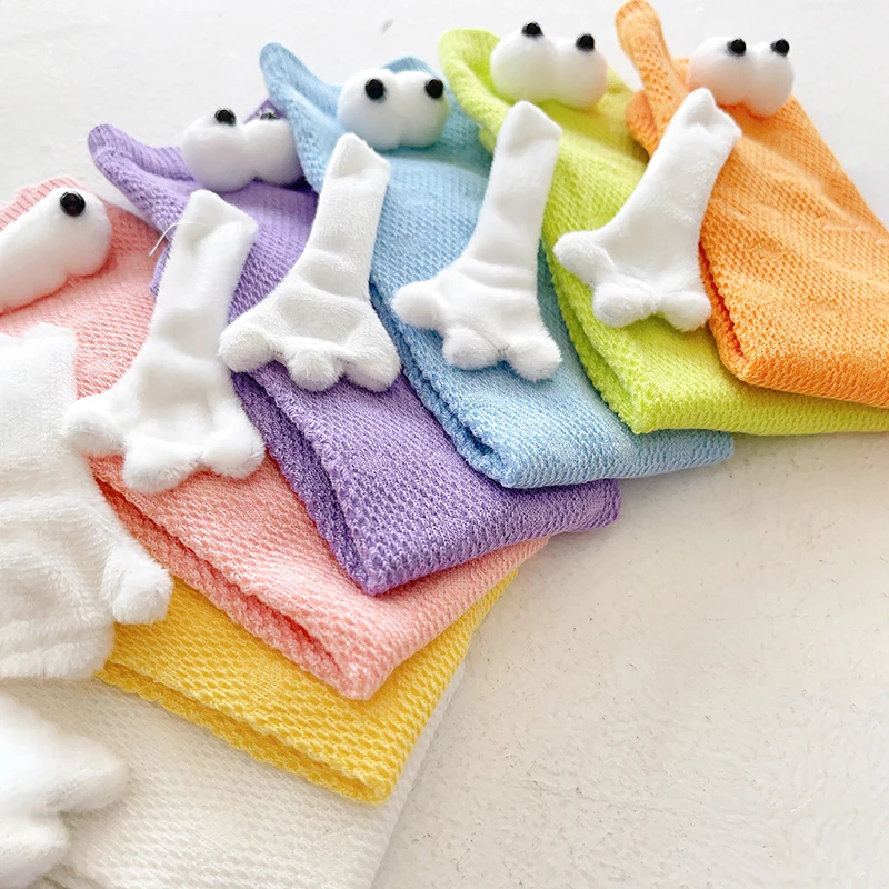 1Pairs Children's Hand-holding Socks Cotton Magnetic Pull Hand Cute Cartoon Socks Boys Girls Mid-calf Socks Funny Whimsy Socks