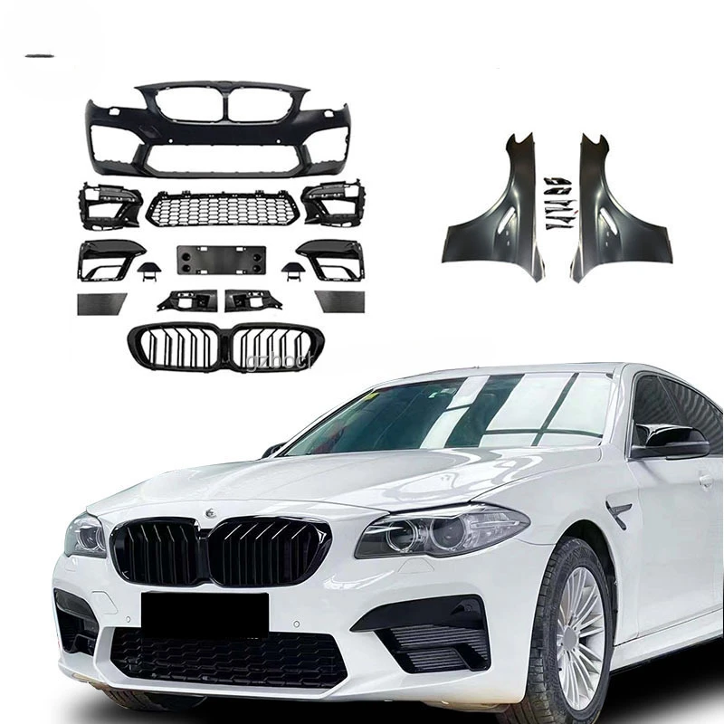 

Automotive parts F10 body kits For BRILLIANCE 5-SERIES F18 upgrade 2021+ M5 car bumper Grill fenders