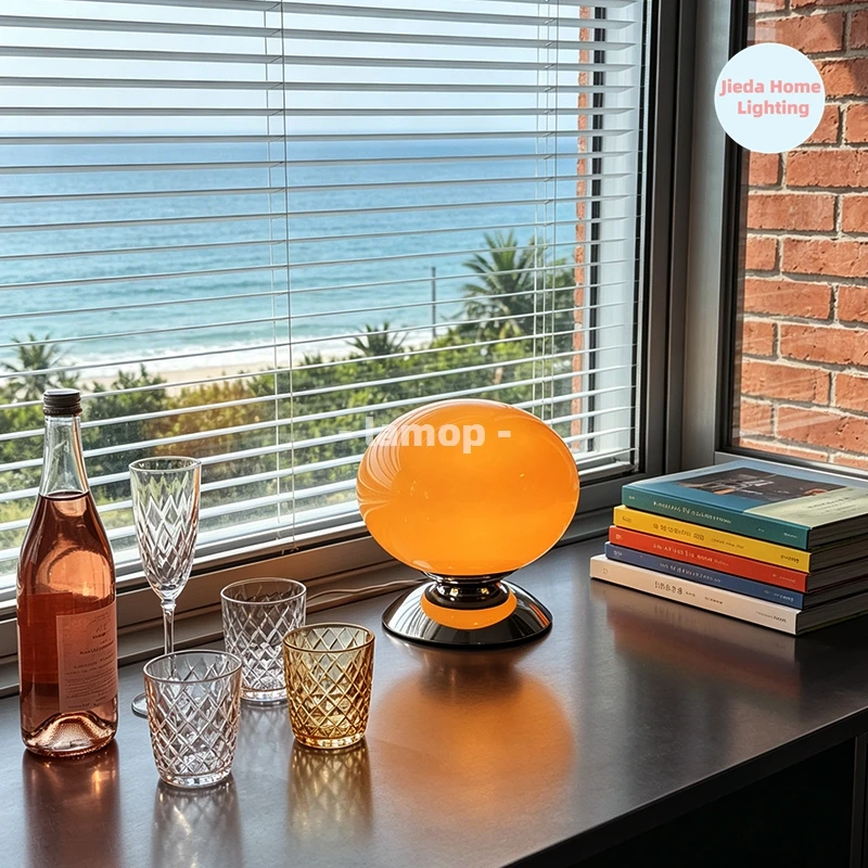 Lampu Meja Kaca Globe Putih Me - Desk Setup White ulasan dan harga