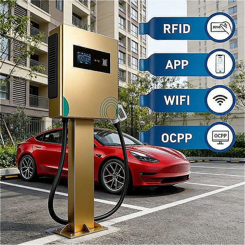High Efficiency Dual Gun DC Fast Charger 120kW 200kW CCS2 Electric Vehicle Charging Station for Bus Depot Truck Stop Customized