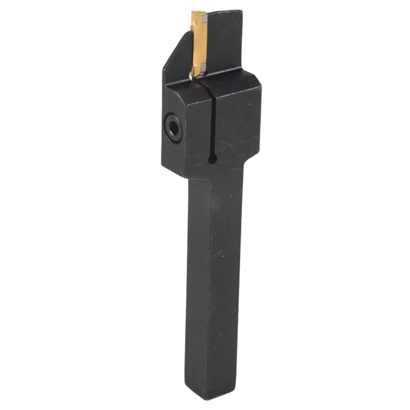 

【NEW】10Pcs Mgmn200 Carbide Inserts Golden Blades + 1Pc Mgehr1010-2 Turning Tool Holder Boring Bar With Wrench