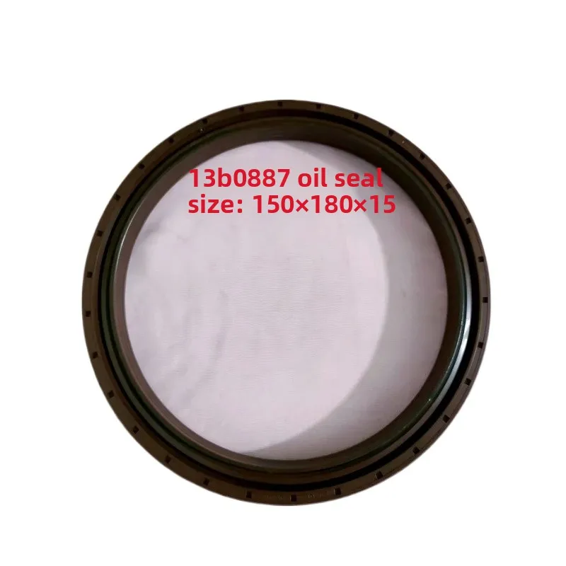 Wheel Loader Axle Oil Seal 13B0887 FKM Hydraulic Seal Spare Part Size 15018015 for CLG856 ZL50CN Wheel Hub Replacement