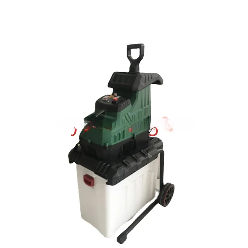 For Household High-Power Electric Branch Shredder Crushing Tree Leaves/Branches/Banana Leaves/Bamboo Garden Tool 220V 2800W