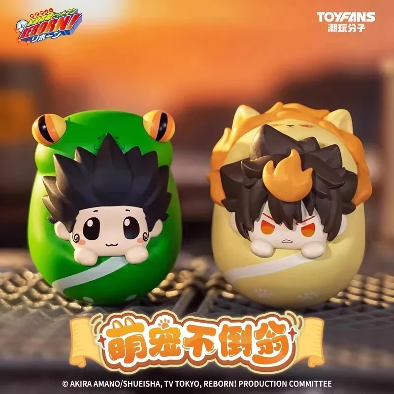 New Genuine Katekyo Hitman Reborn Blind Box Mochi Mochi Beads Peripherals Anime Figures Gift Toy Cute Pet Tumbler Mystery Box view 5