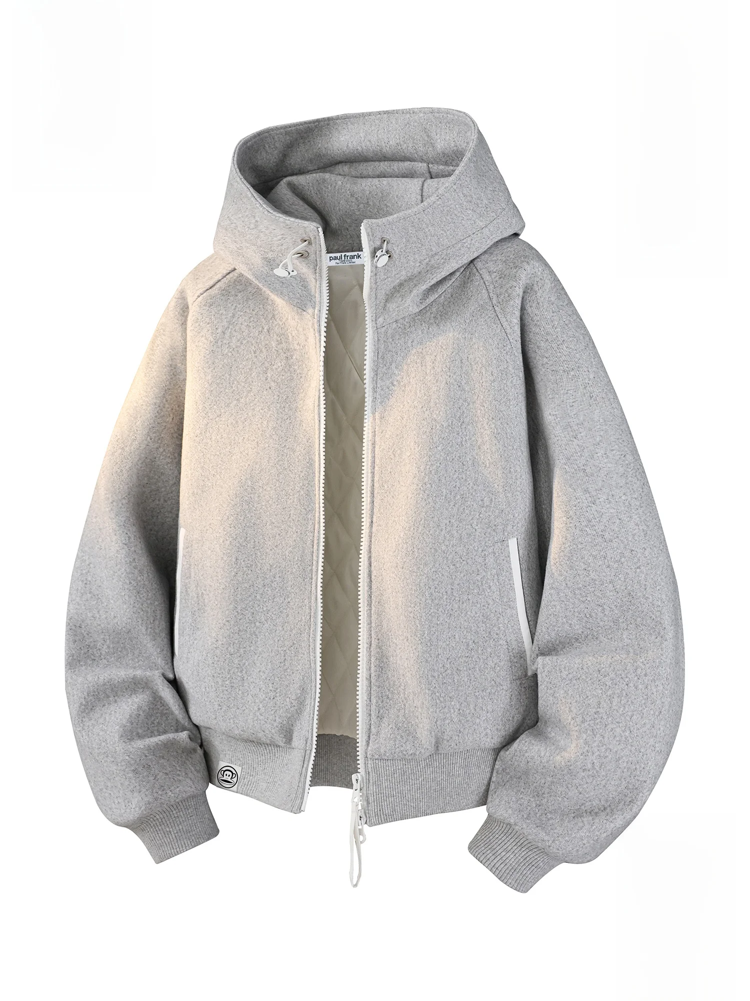 

Мужская зимняя куртка Paul Frank: новая модель, свободный крой, хлопок, с капюшоном, воротник-стойка, теплая, утолщенная, из полиэфирного волокна