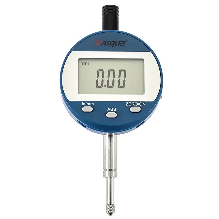 Indicador de esfera digital con pantalla LCD grande de acero inoxidable sólido Dasqua 0-12,7 mm